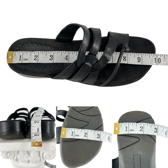 Bare Traps Strappy Spring Summer Slip On Thong Sandals Black Size 7.5M - Picture 16 of 16